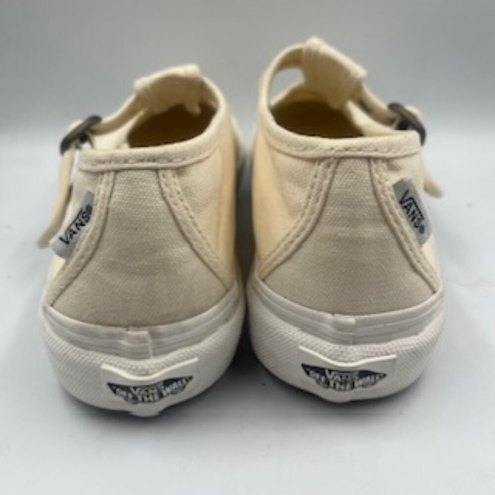 Vans Cream Slip-On Sneakers with Buckle - Picture 12 of 12